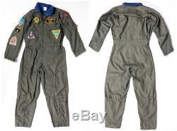 Val Kilmer SCREEN USED Top Gun helmet and flight suit prop / costume