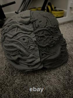 Vecna Helmet 3D Print GREY PLA+ UNFINISHED Sized to 24 Head SHIPS ASAP