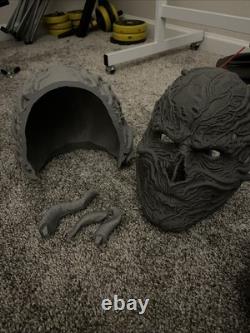 Vecna Helmet 3D Print GREY PLA+ UNFINISHED Sized to 24 Head SHIPS ASAP