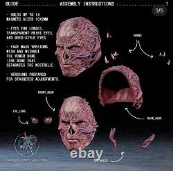 Vecna Helmet 3D Print GREY PLA+ UNFINISHED Sized to 24 Head SHIPS ASAP