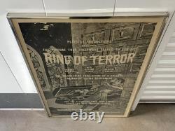 Very RARE Vintage 1960 VAMPIRE Fraternity HORROR Movie Poster, RING OF TERROR