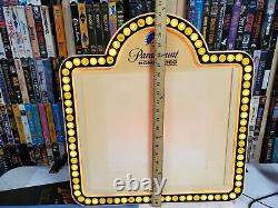 Video VHS Rental Store 80s Paramount Light Up Display Sign with 5 Movie Signs