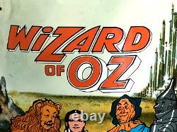 Vintage 1975 Wizard Of Oz Judy Garland Cheinco 13 Metal Trash Waste Basket