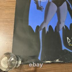 Vintage 1992 ULTRA RARE Batman The Animated Series Large Movie/TV Used Poster