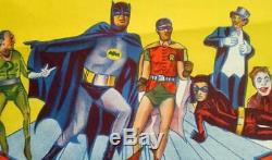 Vintage Australian Daybill BATMAN MOVIE POSTER 1966. Batman, Adam West, TV Series