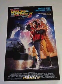 Vintage BACK TO THE FUTURE PART 2 Poster 1989 30 X 20