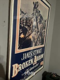 Vintage Broken Arrow Western Movie Theatre Poster. Print 53 Of 451 From 1953