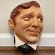 Vintage Clay Art Glazed Ceramic Clark Gable Wall Hanging Mask Gone With The Wind
