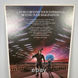 Vintage Dune 1984 Mini Poster Double Sided 20x13 Original Cardboard USA VTG