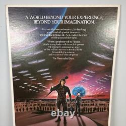 Vintage Dune 1984 Mini Poster Double Sided 20x13 Original Cardboard USA VTG