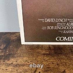 Vintage Dune 1984 Mini Poster Double Sided 20x13 Original Cardboard USA VTG