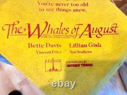 Vintage Folding Canvas Seat from Movie The Whales Of August With Betty Davis