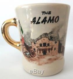 Vintage JOHN WAYNE Cast & Crew Coffee Movie Mug Cup Tea Ketchum The Alamo 1960