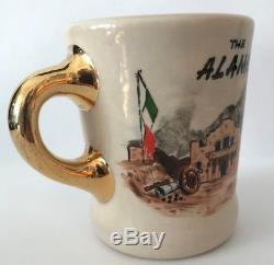 Vintage JOHN WAYNE Cast & Crew Coffee Movie Mug Cup Tea Ketchum The Alamo 1960