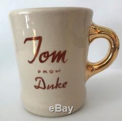 Vintage JOHN WAYNE Cast & Crew Coffee Movie Mug Cup Tea Ketchum The Alamo 1960