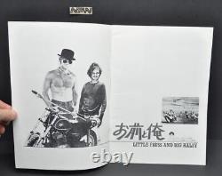 Vintage Little Fauss & Big Halsy Movie Program Promo Book Robert Redford Japan