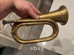 Vintage MGM Studio Or Similar Prop Brass/Copper Bugle -No Markings READ