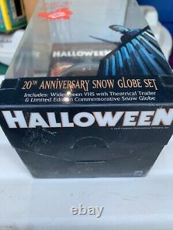 Vintage Neca Halloween Michael Myers Snow Globe Set 1978-1998 20th Anniversary