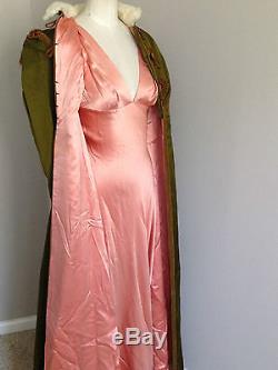 Vintage Old Hollywood Silk Satin Gown and Coat Jody Lawrence