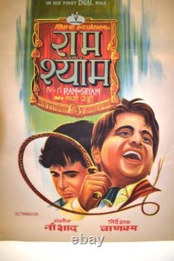 Vintage Ram Aur Shyam Poster Dilip Kumar Bollywood Movie Memorabilia Picture 26