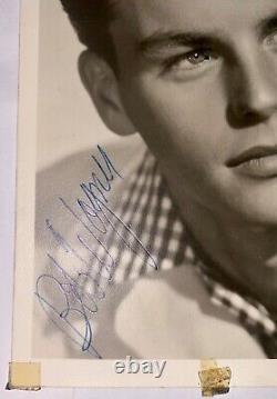 Vintage Robert Wagner Black and White 5x7 photography with Signature