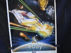 Vintage Star Tours Disneyland Original 1987 POSTER 20x30 Star Wars