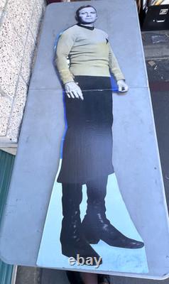 Vintage Star Trek Captain Kirk Life-Size Cardboard Cut-Out Movie Standee 68
