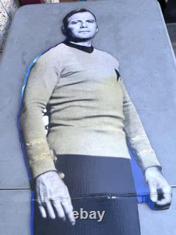 Vintage Star Trek Captain Kirk Life-Size Cardboard Cut-Out Movie Standee 68