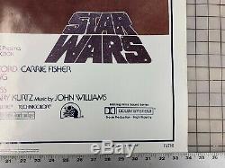 Vintage Star Wars Original Movie Poster 1977 One sheet Style A 77-21-0 No Folds