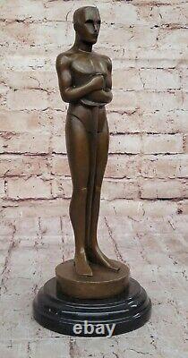 Vintage Style Oscar Trophy Bronze Metal Movie Memorabilia Artwork