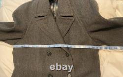 Vintage movie Western Costume Company heavy coat Grey/Large