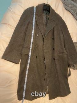 Vintage movie Western Costume Company heavy coat Grey/Large
