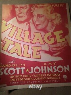 Vintage movie poster art deco