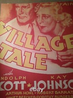 Vintage movie poster art deco