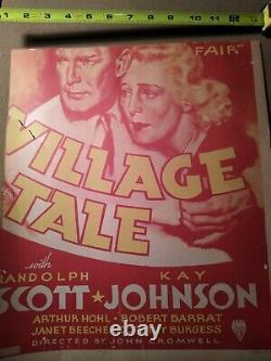 Vintage movie poster art deco