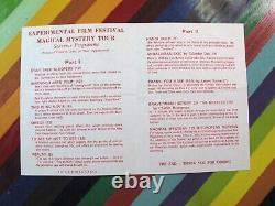 Vtg 1976 experimental film festival program Magical Mystery Salvador Dali +