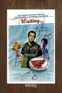 WAITING. Signed Movie Poster 11x17 with COA Authentic Memorabilia