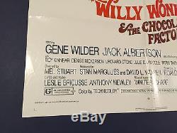 WILLY WONKA AND THE CHOCOLATE FACTORY original 1971 US one sheet VF GENE WILDER