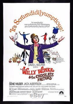 WILLY WONKA & THE CHOCOLATE FACTORY CineMasterpieces 1971 ORIGINAL MOVIE POSTER