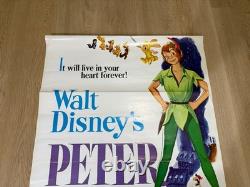 Walt Disney Peter Pan One Sheet Original Poster 69/138 1969 Buena Vista