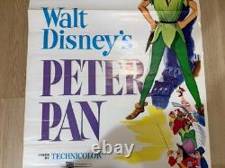 Walt Disney Peter Pan One Sheet Original Poster 69/138 1969 Buena Vista