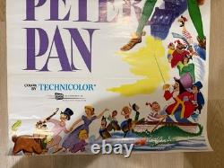 Walt Disney Peter Pan One Sheet Original Poster 69/138 1969 Buena Vista