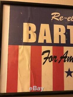 West Wing Film Prop From Set Re-Elect Bartlett Sign 20 Hours In America pt. 1