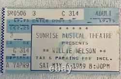 Willie Nelson Ticket Stub, May 1989