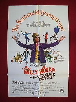 Willy Wonka And The Chocolate Factory 1971 Original Movie Poster Gene Wilder