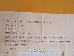 Wow 1966 Telegram Beatles Yellow Submarine Memorabilia, Autographs, Ephemera