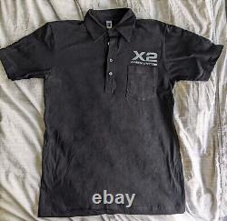X-2 X-Men United OFFICIAL CAST & CREW Gift Movie Memorabilia Promo Polo T-Shirt