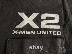 X-2 X-Men United OFFICIAL CAST & CREW Gift Movie Memorabilia Promo Polo T-Shirt