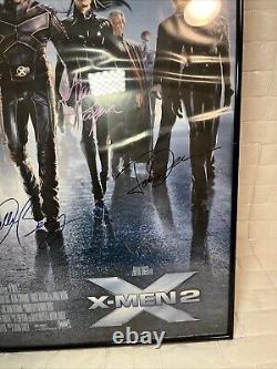 X-MEN 2 (2003) 40x27 Signed Poster with COA Patrick Stewart, Huge Jackman +12