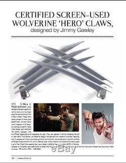 X-men 2 - Certified Screen-used Prop - Hugh Jackman's Wolverine'hero' Claws